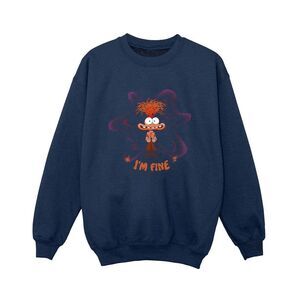 Inside Out 2 Boys I�'m Fine Sweatshirt / Navy Blue
